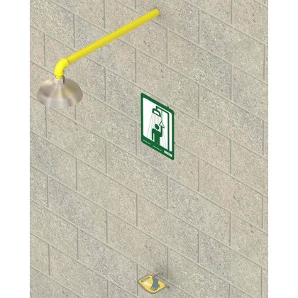 Freeze Resistant Stainless Steel Emergency Drench Shower Freeze Resistant Stainless Steel Emergency Drench Shower