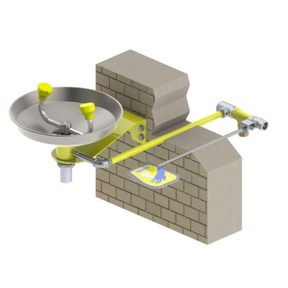 Freeze Resistant Stainless Steel Bowl Wall Mounted Eyewash Freeze Resistant Stainless Steel Bowl Wall Mounted Eyewash