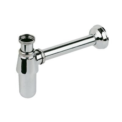 32mm Chrome Brass Bottle Trap With Pipe and Flange 32mm Chrome Brass Bottle Trap With Pipe and Flange