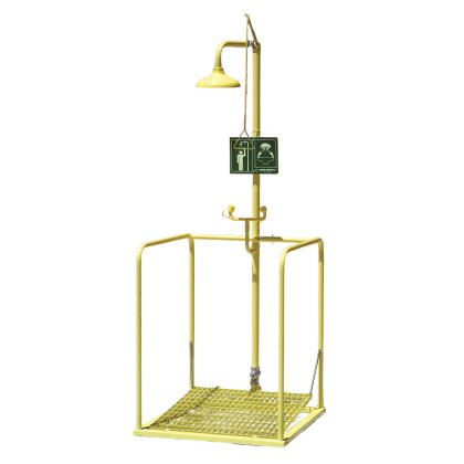 Platform Operated Emergency Drench Shower & Eyewash