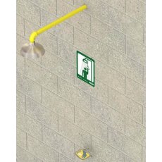 Freeze Resistant Stainless Steel Emergency Drench Shower