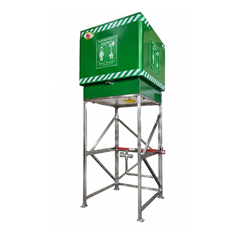 1500L tank safety shower