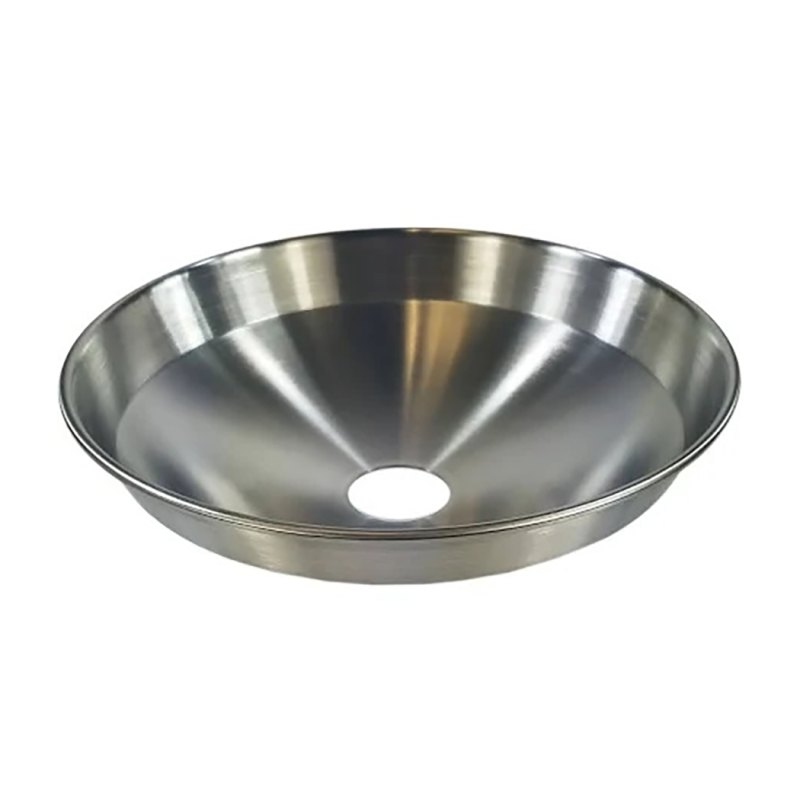 Stainless steel eye wash unit bowl