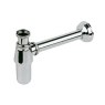 32mm Chrome Brass Bottle Trap With Pipe and Flange